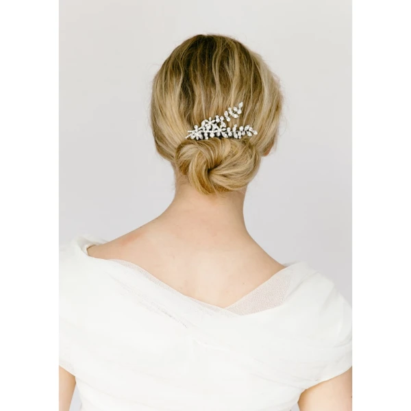 Violet crystal comb Accessories Bridal Luxury Shoes 