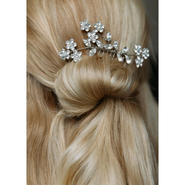 Violet crystal comb Accessories Bridal Luxury Shoes 