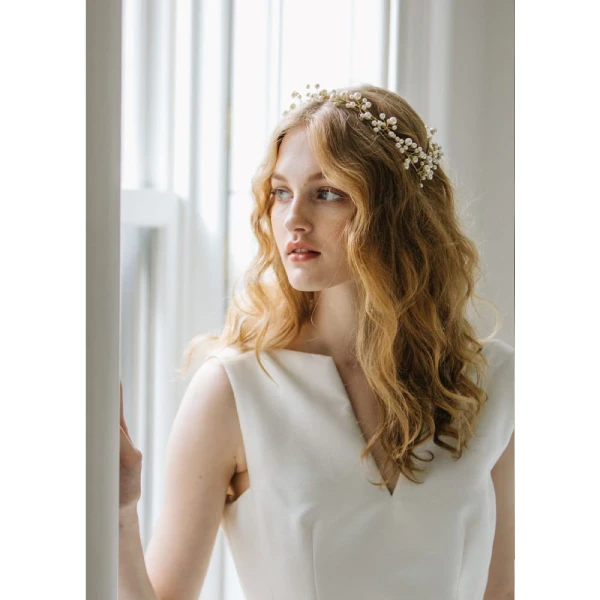 Violet crystal comb Accessories Bridal Luxury Shoes 