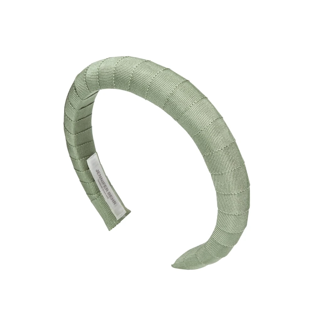 behrllc (6) Attica headband in sage grosgrain Accessories designer Luxury Shoes