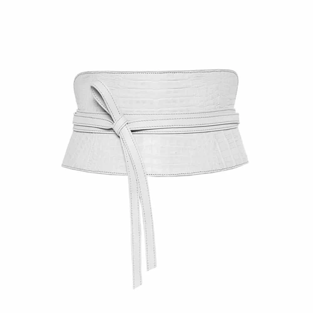 white belt 1000x1000 Corset Yellow Leather Belt Accessories British designer Luxury Shoes