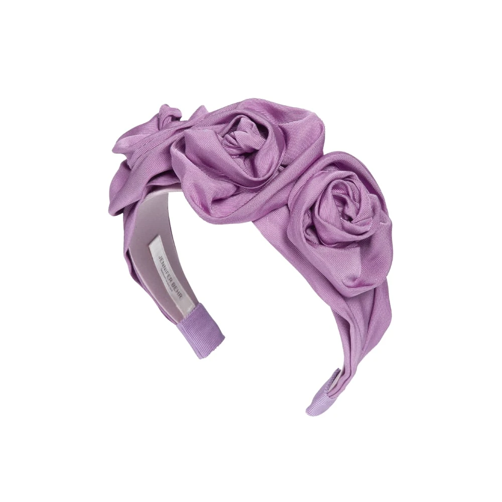 JB874432000038 (4) Triple rosette in silk faille headband Accessories designer Luxury Shoes