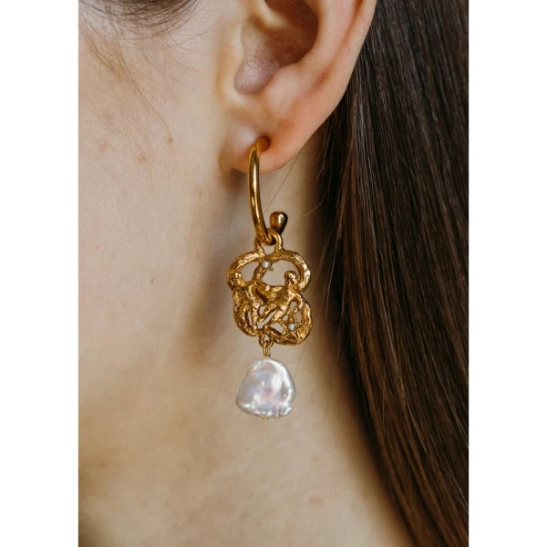 Exclusive zodiac libra earrings Earrings Bridal Luxury Shoes 