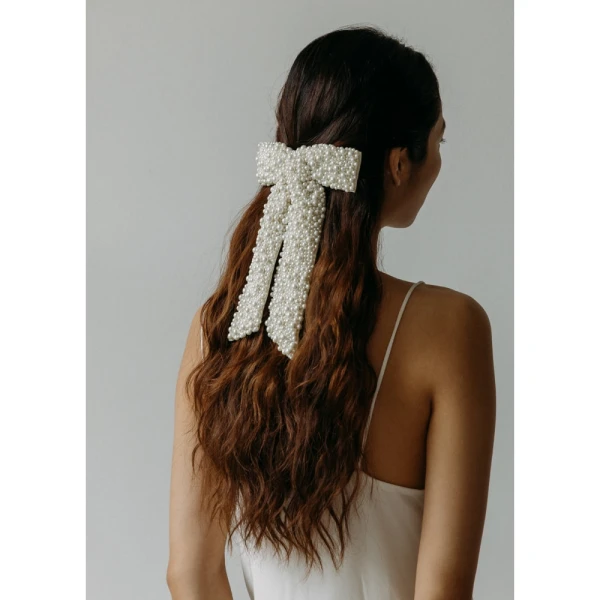 Bailey bow pearl barrette Accessories bow Luxury Shoes 
