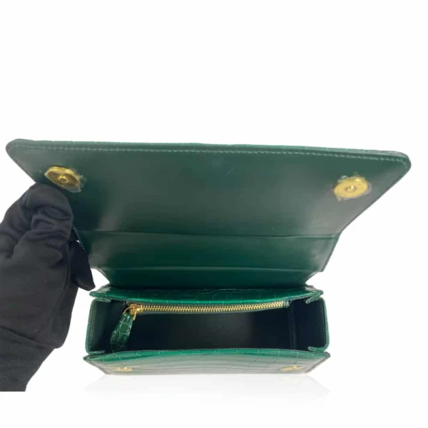 Caddy crocodile belly leather handbag Bags Bangkok Bootery Luxury Shoes 