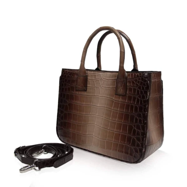 Caddy crocodile belly leather handbag Bags Bangkok Bootery Luxury Shoes 