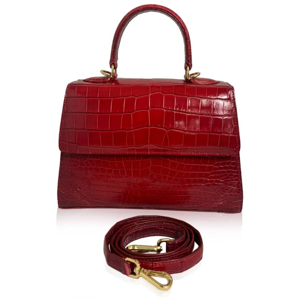 BB903933249 (5) Caddy crocodile belly leather handbag Bags Bangkok Bootery Luxury Shoes
