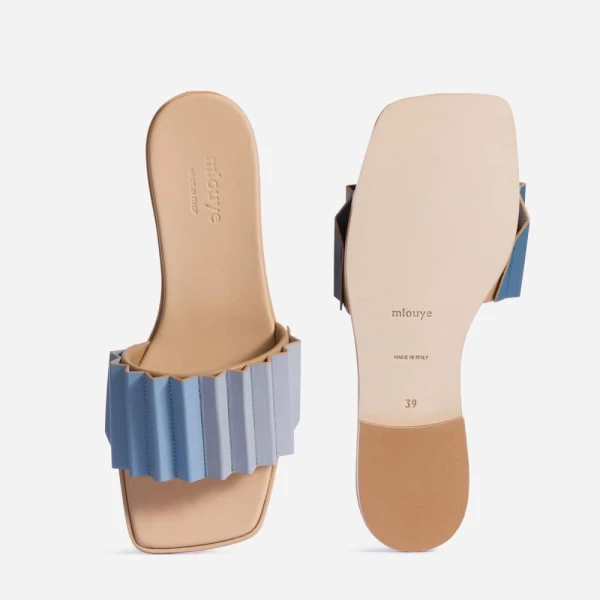 Louise slide denim sandal – 2-uk-size   Luxury Shoes 