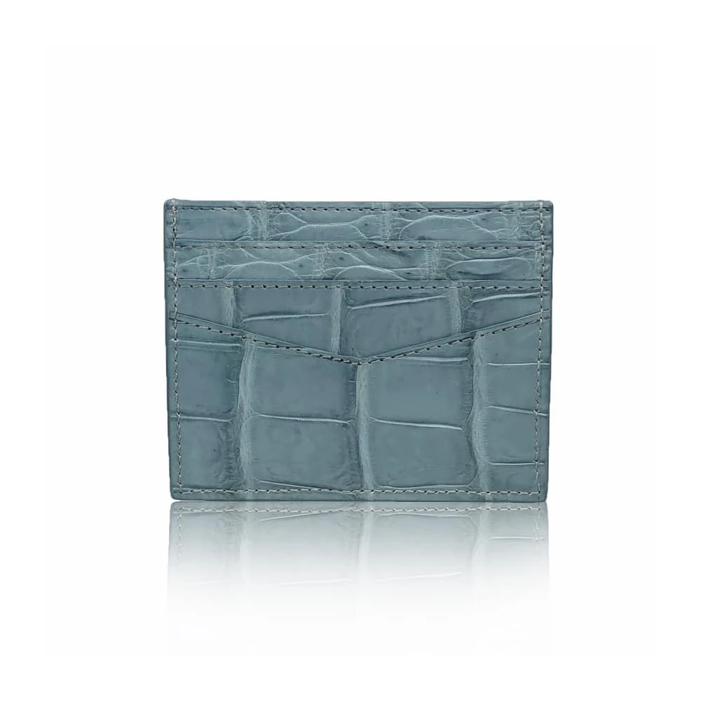 Bangkokbbb (10) Crocodile matte tan cardholder Accessories Bangkok Bootery Luxury Shoes