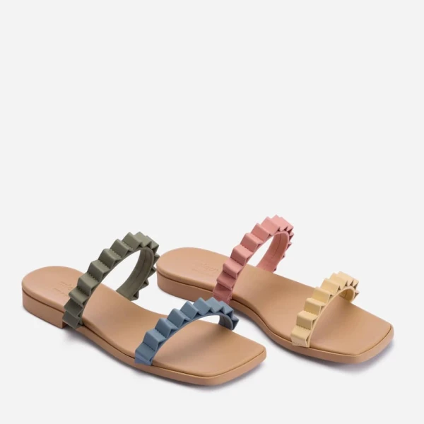Louise slide denim sandal – 2-uk-size   Luxury Shoes 