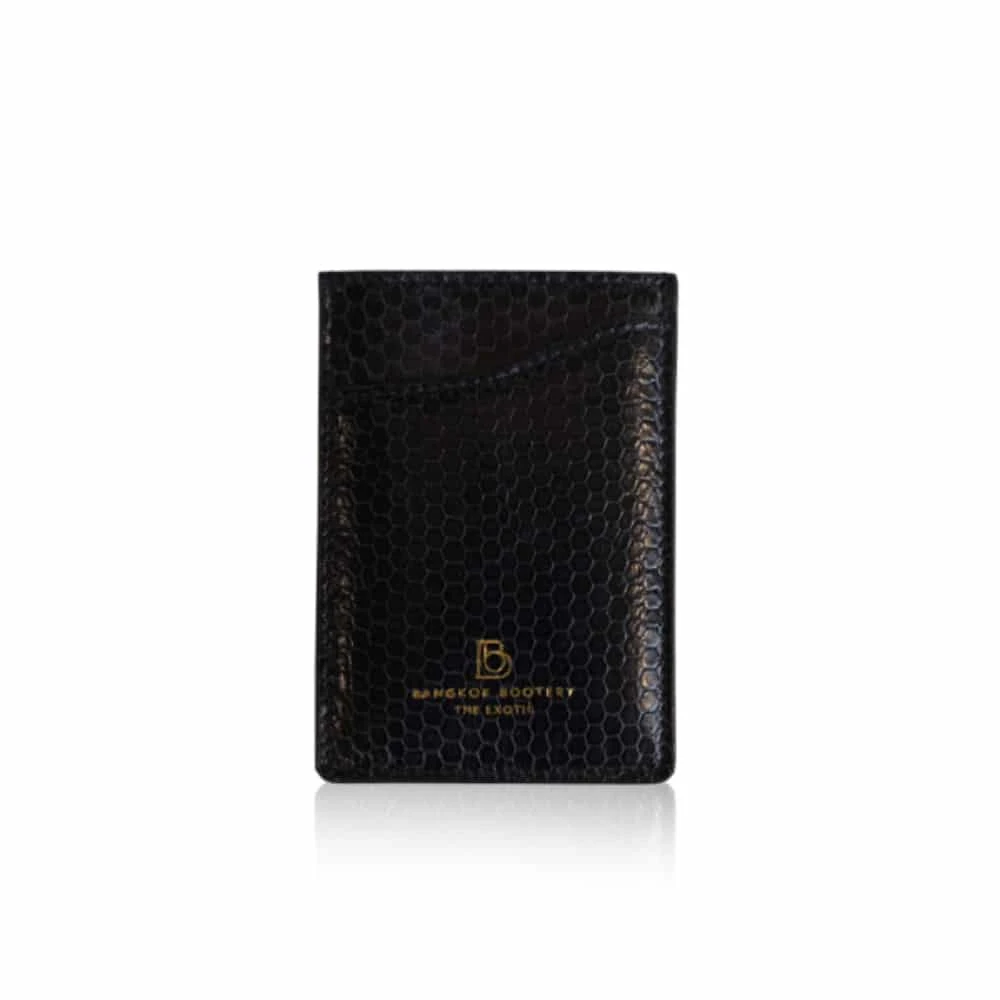 Bangkokbbb (3) Crocodile matte tan cardholder Accessories Bangkok Bootery Luxury Shoes