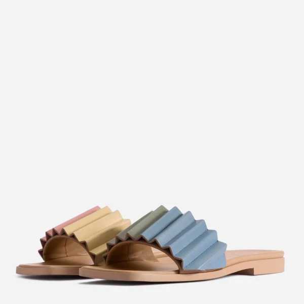 Louise slide denim sandal – 2-uk-size   Luxury Shoes 