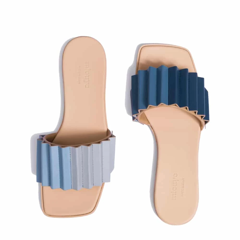 Bangkokbbb (43) Louise slide denim sandal – 2-uk-size Luxury Shoes