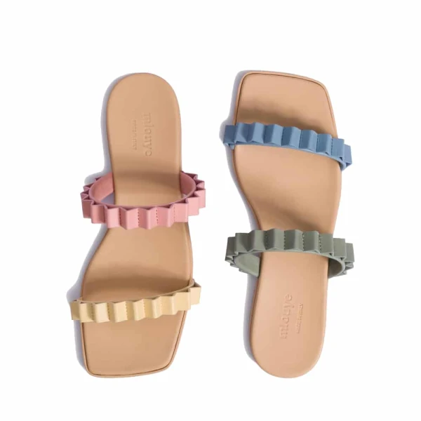 Louise slide denim sandal – 2-uk-size   Luxury Shoes 