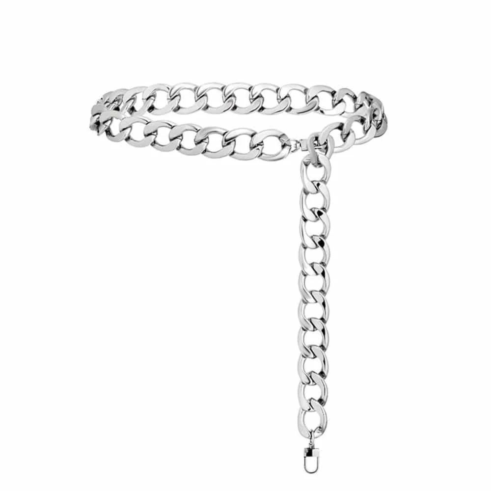 PL8938 (13) Pierced chain black cuff Cuffs British designer Luxury Shoes