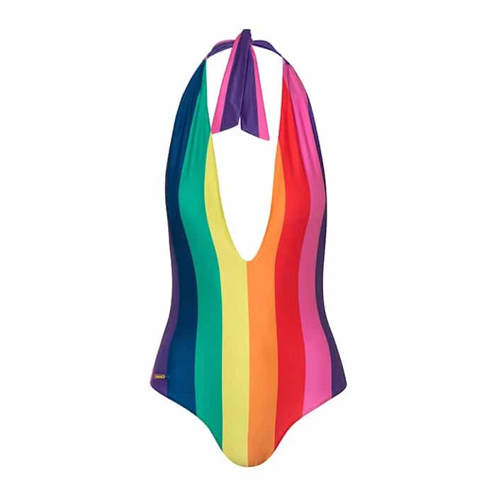 Verdelimon rainbow (10) Santa ana swimwear top Beachwear Africa Luxury Shoes