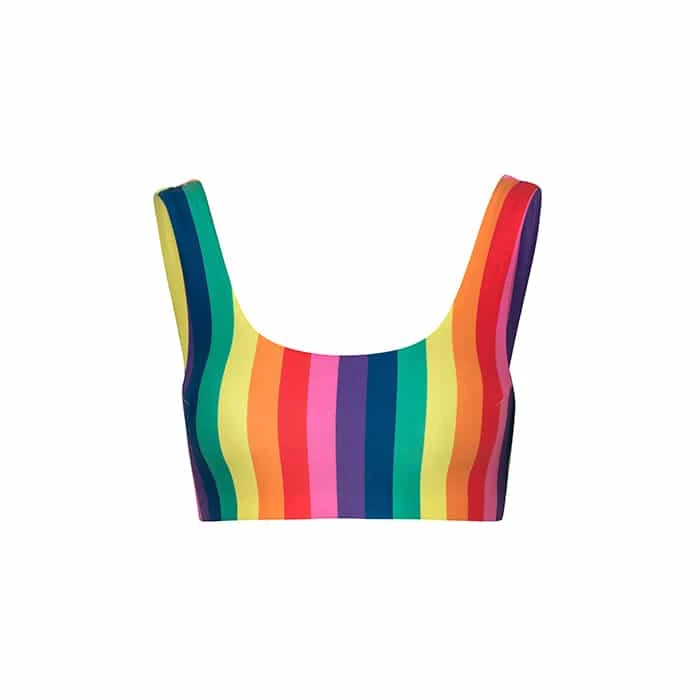 Verdelimon rainbow (19) Santa ana swimwear top Beachwear Africa Luxury Shoes