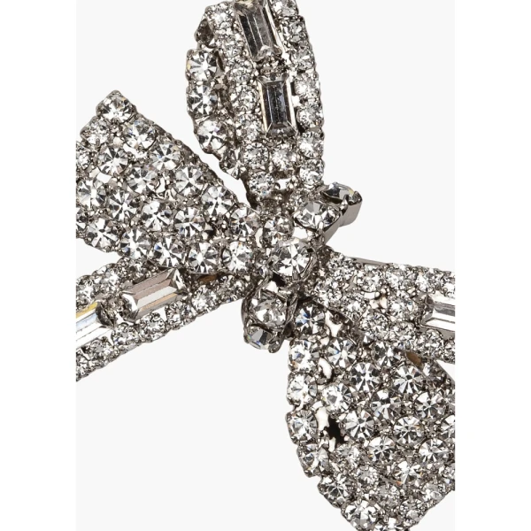 Wide velvet bow barrette Accessories bow Luxury Shoes 