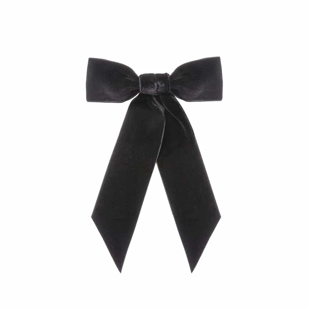 behr product (29) Wide velvet bow barrette Accessories bow Luxury Shoes
