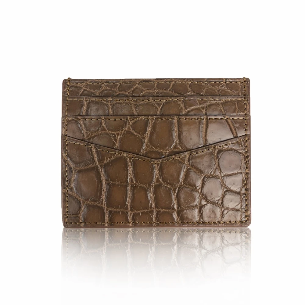 bbootery (1) Crocodile leather shiny blue cardholder Accessories Bangkok Bootery Luxury Shoes