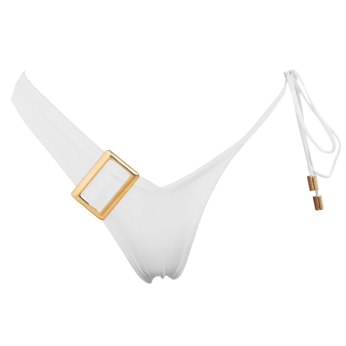 gkjhrsuzjqarme5pbf6l Dulcet golden details in white bikini bottom Beachwear bikini bottom Luxury Shoes