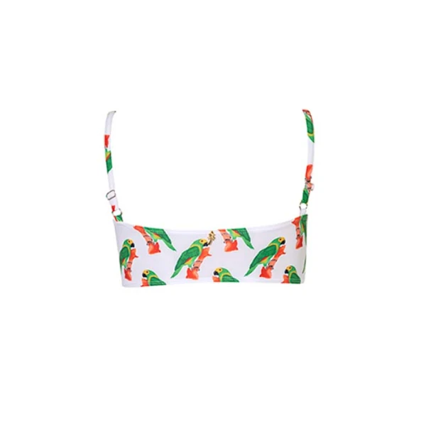 Sol swimwear white bardado top Beachwear Africa Luxury Shoes 