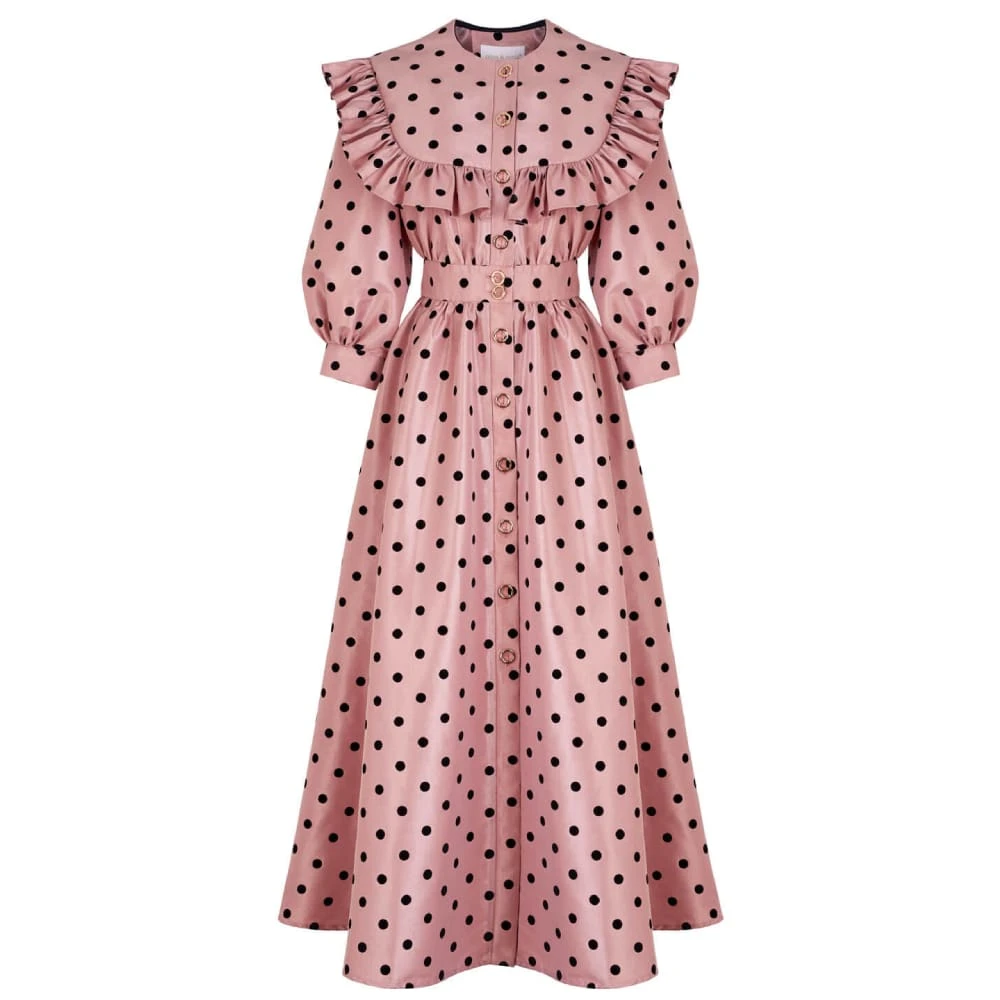 poca2021201 (35) Dark cicada monochrome midi dress Clothing dress Luxury Shoes