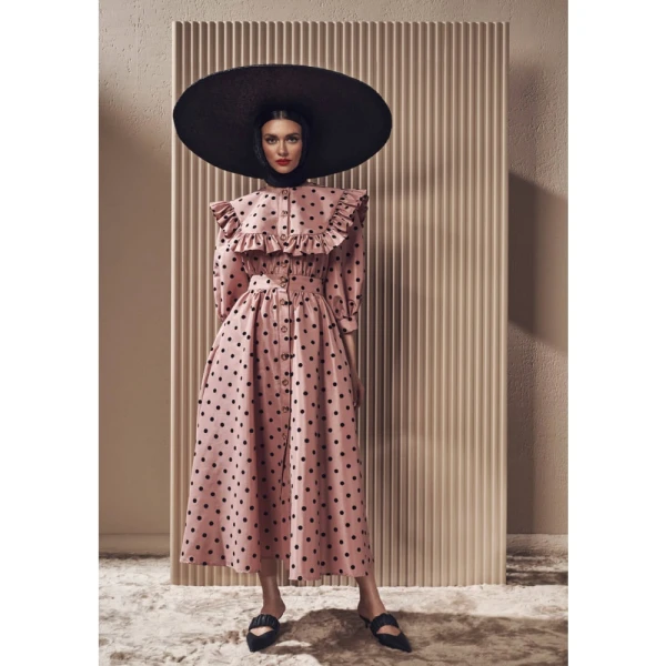 Dark cicada monochrome midi dress Clothing dress Luxury Shoes 