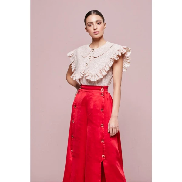 Poppy hills red midi dress Clothing dress Luxury Shoes 