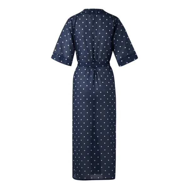 Blue dots swimwear cover up – One Size   Luxury Shoes 