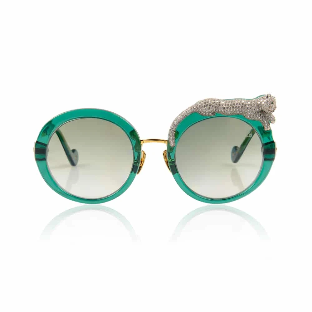 Annna (9) Half moon white gold sunglasses Accessories limited edition Luxury Shoes