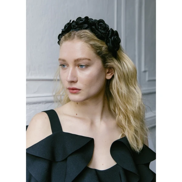 Rosalia voilette headband Accessories Bridal Luxury Shoes 