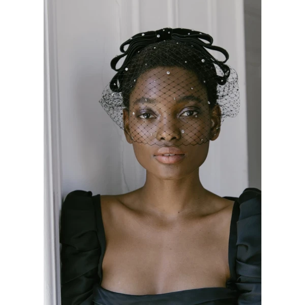 Rosalia voilette headband Accessories Bridal Luxury Shoes 