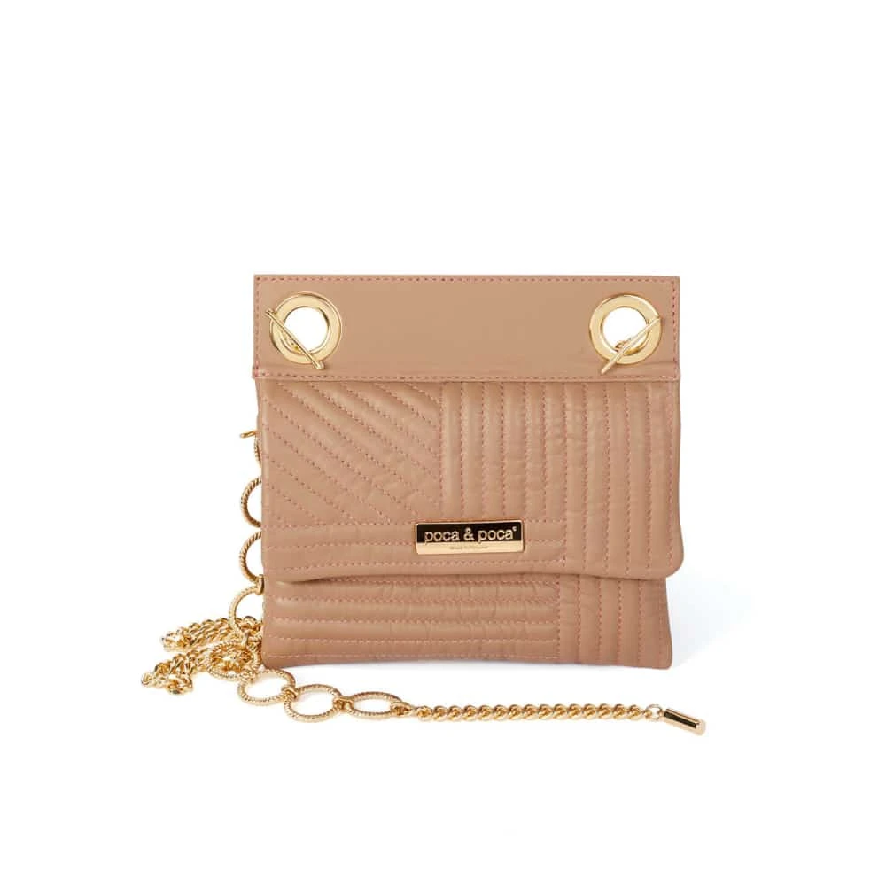 poca2021201 (33) Sleek peanut quilted leather bag Bags bag Luxury Shoes