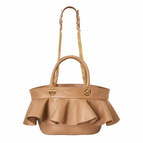 Sleek peanut quilted leather bag Bags bag Luxury Shoes 