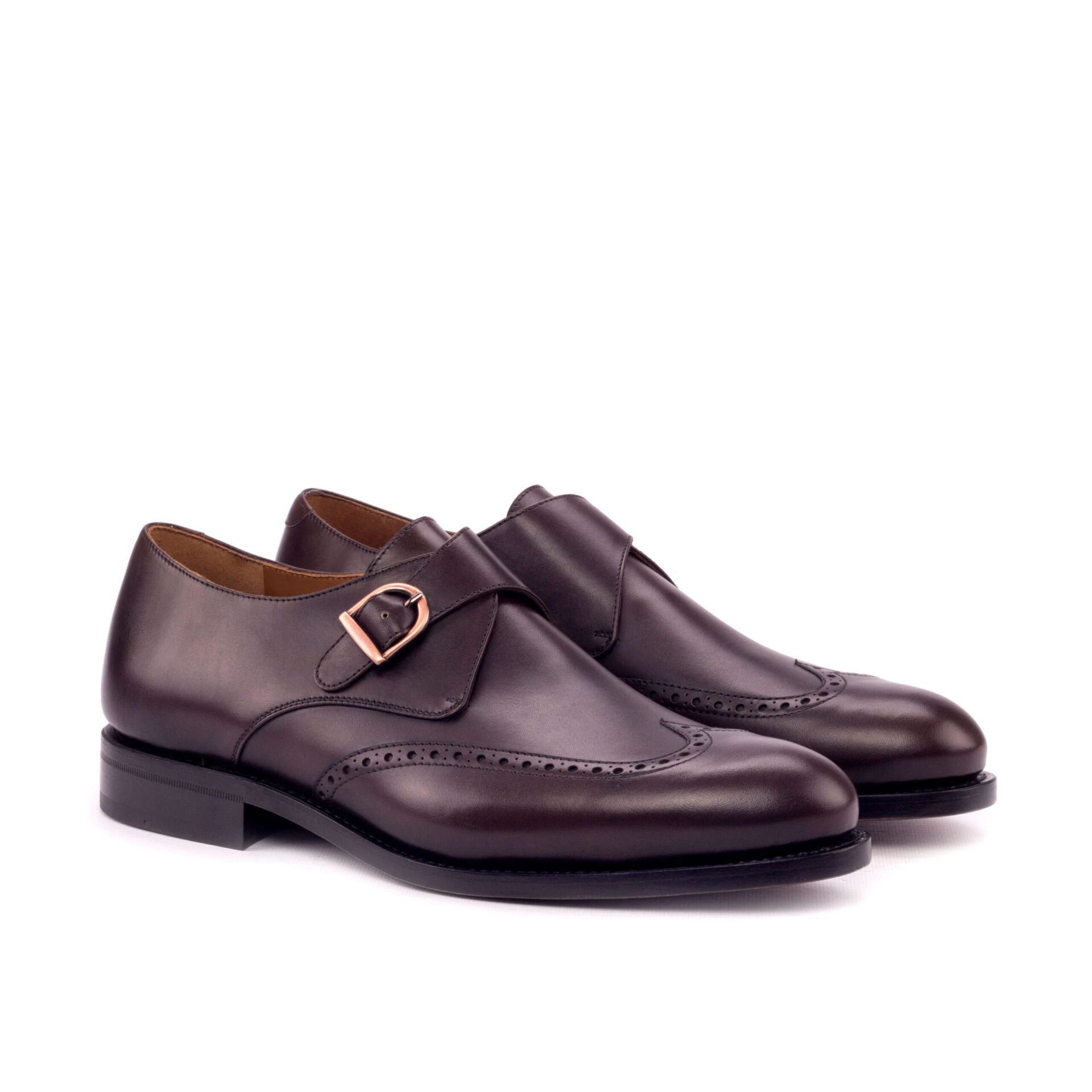 Brown Single Monk Shoe Brown Single Monk Shoe