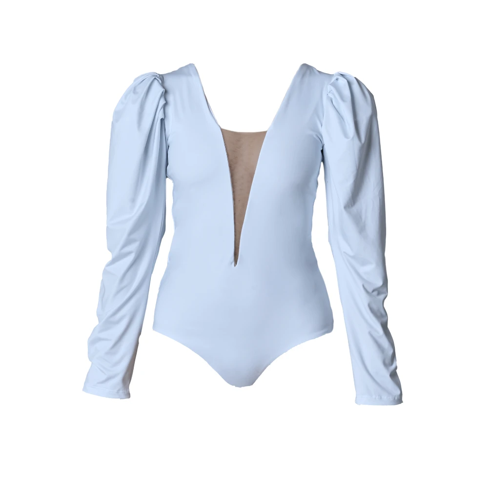 GA2022O (1) Kaira light blue blouse Clothing blouse Luxury Shoes