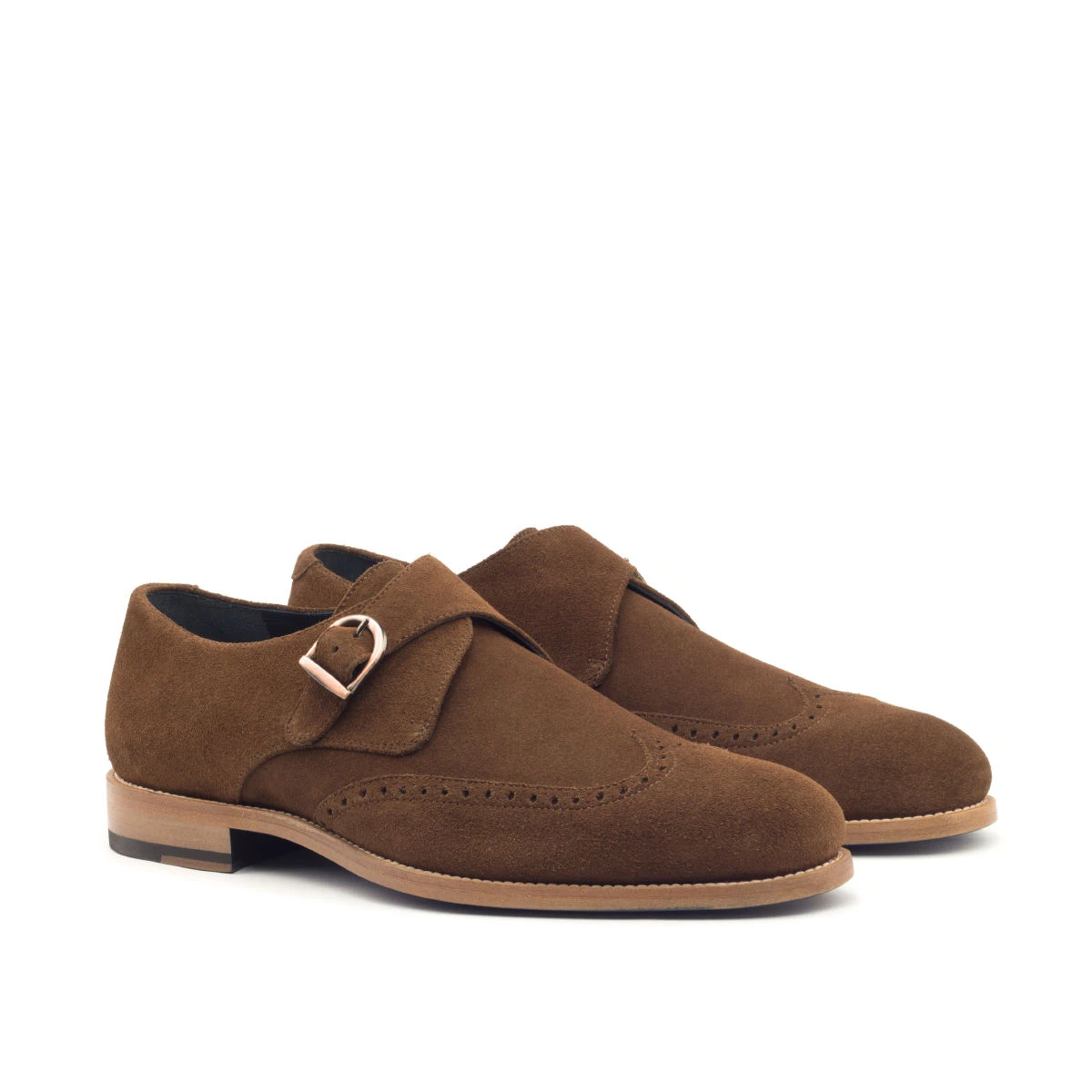 Brown Single Monk Shoe Brown Single Monk Shoe