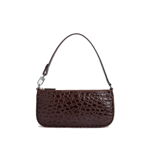 Rachel cement circular croco embossed leather bag Bags bag Luxury Shoes 