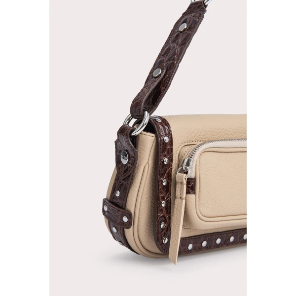 Gib black croco and flat grain leather bag Bags bag Luxury Shoes 