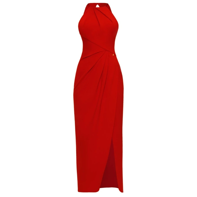 tqretlahpfljucjdbfgs Draped dress sofia emerald green – 4 UK Luxury Shoes