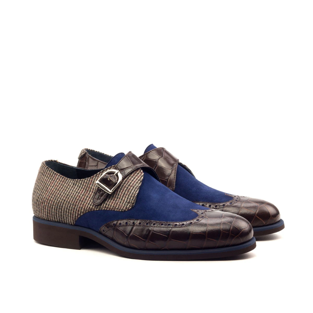 Brown Single Monk Shoe Brown Single Monk Shoe