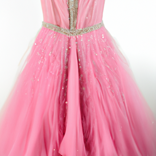 pink luxury dress
