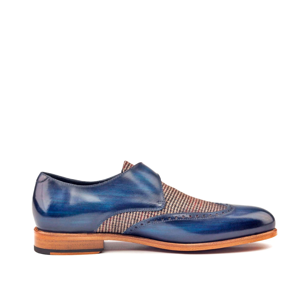 Brown Single Monk Shoe Brown Single Monk Shoe