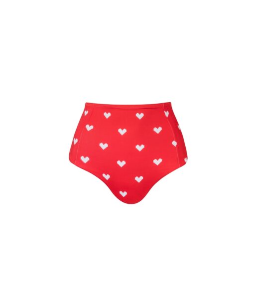 High-waisted swimsuit