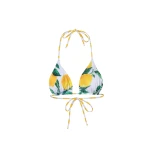Moa-Limones-Loulou-Front triangle tie bikini top