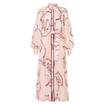 Aje-Beatrice-Pleated-Midi-Dress Aje Multicolour dress