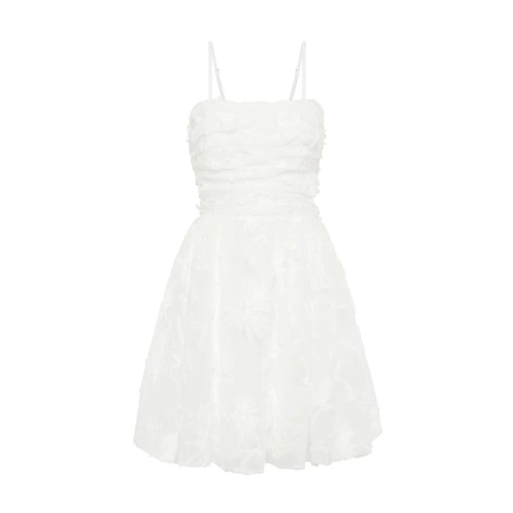 Aje Ivory Dress Evangeline Mini Dress Clothing Aje Luxury Shoes Aje Ivory Dress Evangeline Mini Dress Clothing Aje Luxury Shoes
