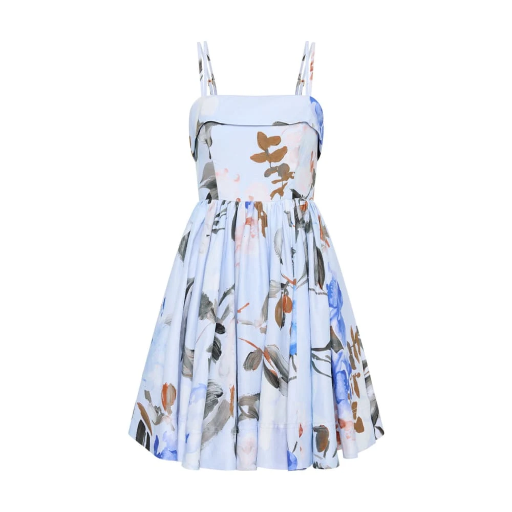 Aje Blue Dress Untamed Mini Dress Clothing Aje Luxury Shoes Aje Blue Dress Untamed Mini Dress Clothing Aje Luxury Shoes