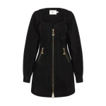 Aje Black Dress Willa Denim Mini Dress Clothing Aje Luxury Shoes 